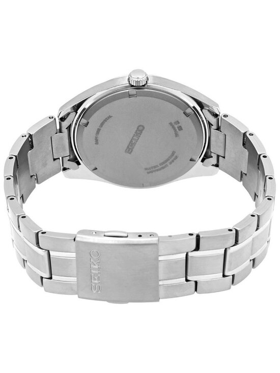 NWT Seiko Essentials Quartz Silver Dial Men\'s Watch